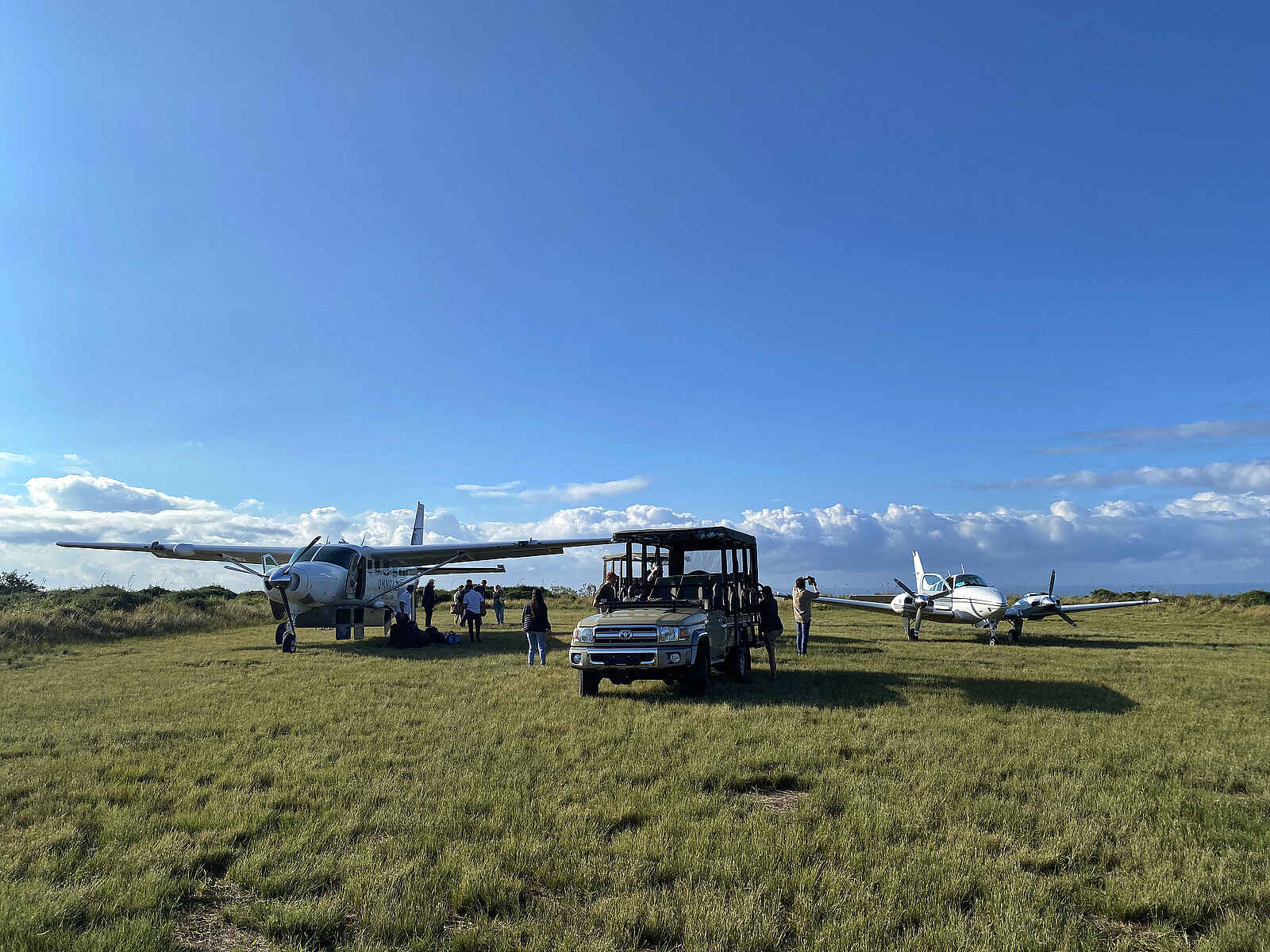 GweGwe Beach Lodge: Ankunft am Flugplatz GweGwe Beach Lodge: Ankunft am Flugplatz