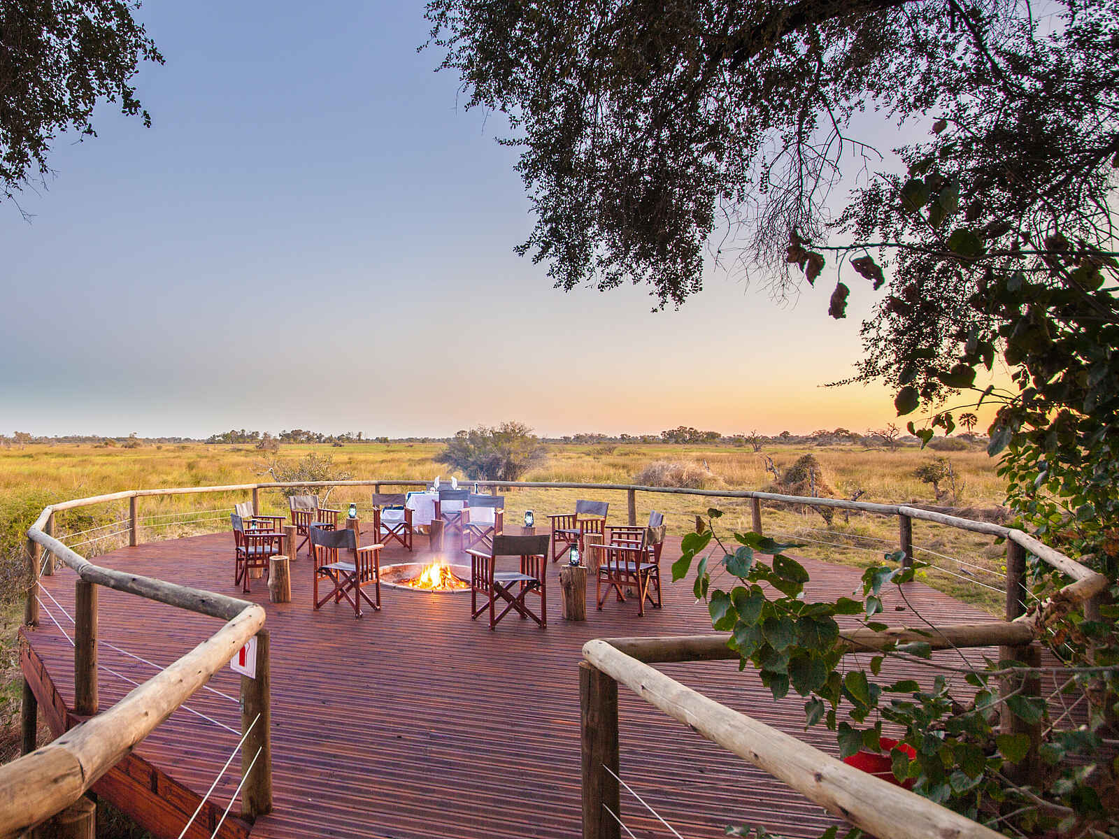 Rra Dinare: Blick von der Boma Rra Dinare: Blick von der Boma