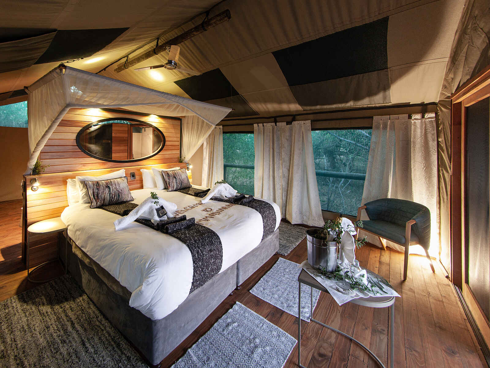 Mma Dinare Camp; Schlafzimmer Mma Dinare Camp; Schlafzimmer