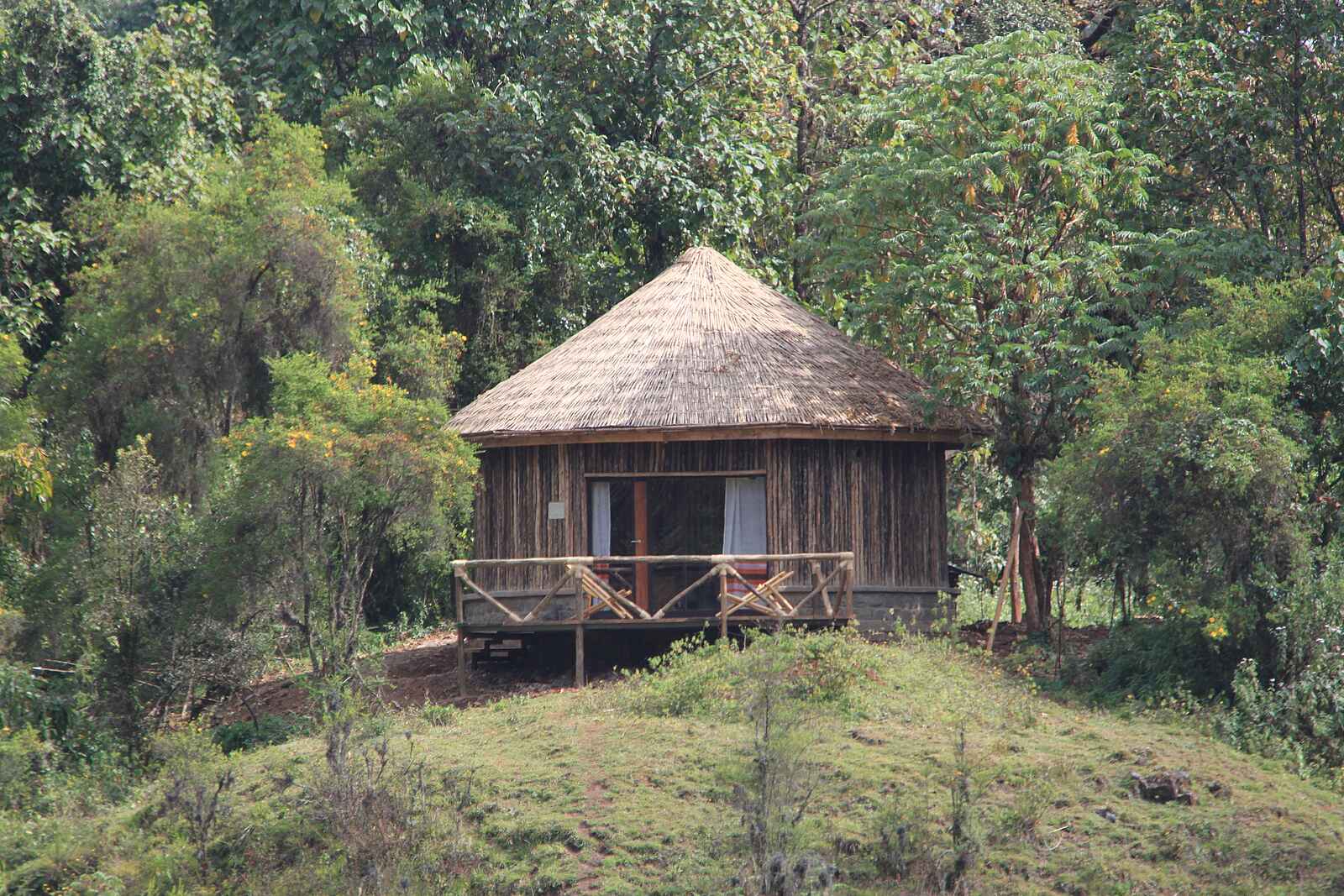Bale Mountain Lodge: Rundhütte im traditionellen Stil Bale Mountain Lodge: Rundhütte im traditionellen Stil