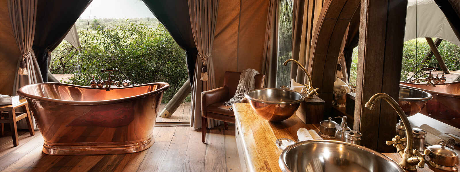 Mara Nyika Camp: Badezimmer Mara Nyika Camp: Badezimmer