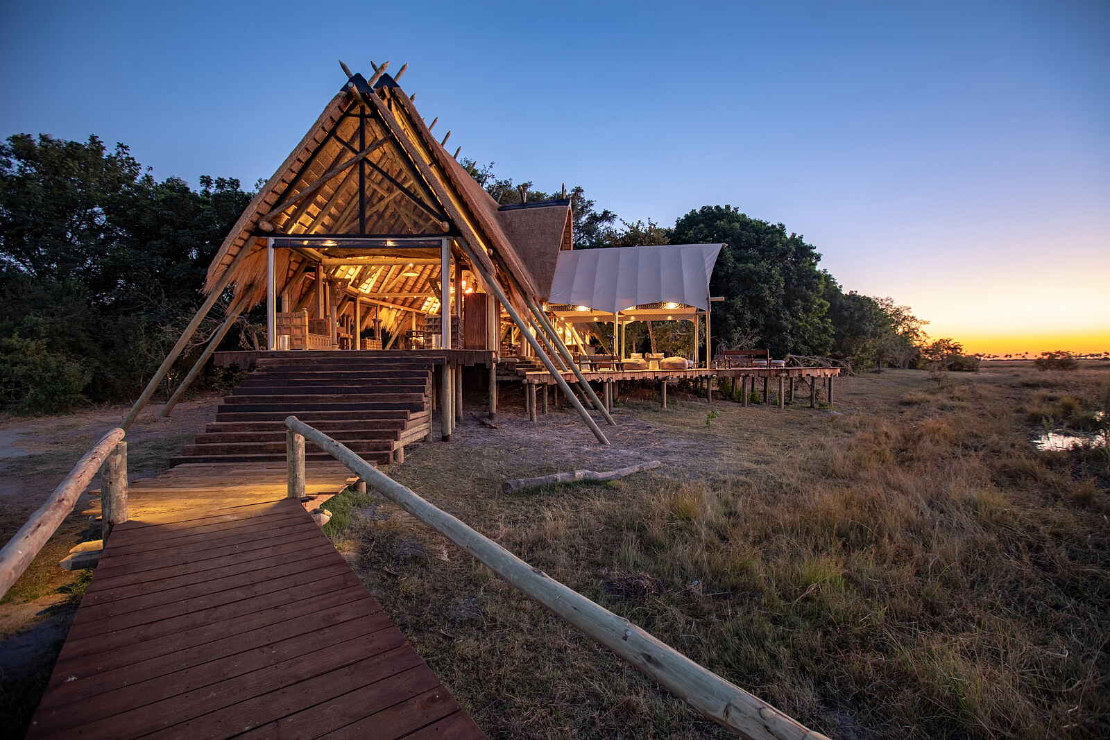 Selinda Camp: Weg Selinda Camp: Weg