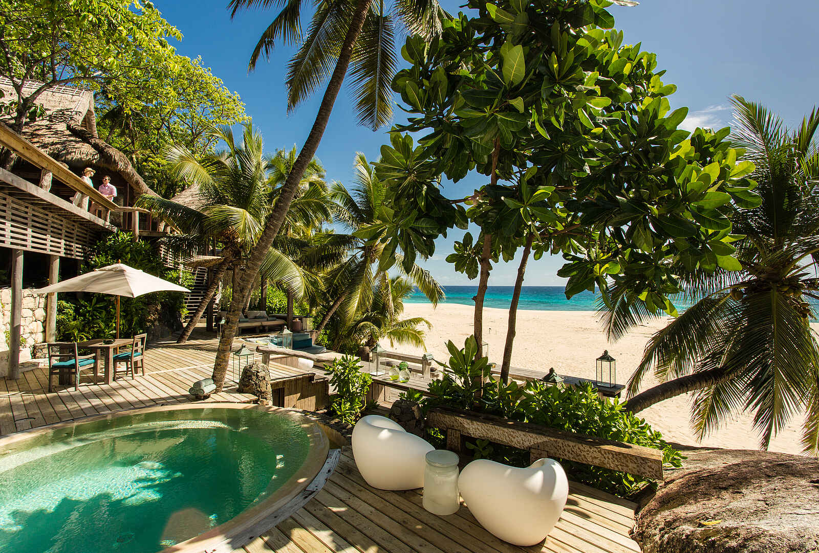 North Island: Der Pool der Villa North North Island: Der Pool der Villa North