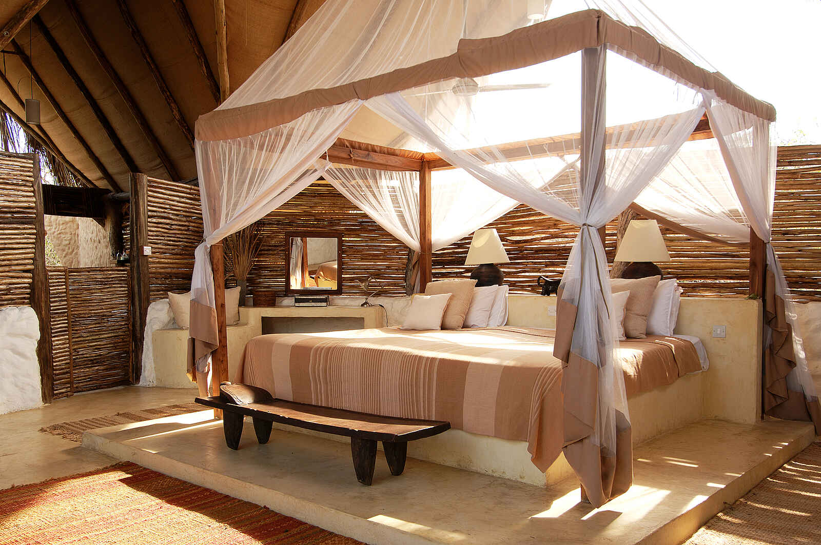 Sand Rivers Selous: Großes Doppelbett Sand Rivers Selous: Großes Doppelbett