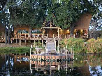 Sitatunga Private Island Camp: Hauptansicht Sitatunga Private Island Camp: Hauptansicht