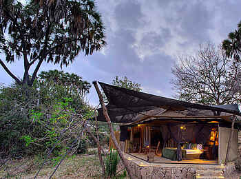 Roho ya Selous Camp: Twin Tent Terrasse Roho ya Selous Camp: Twin Tent Terrasse