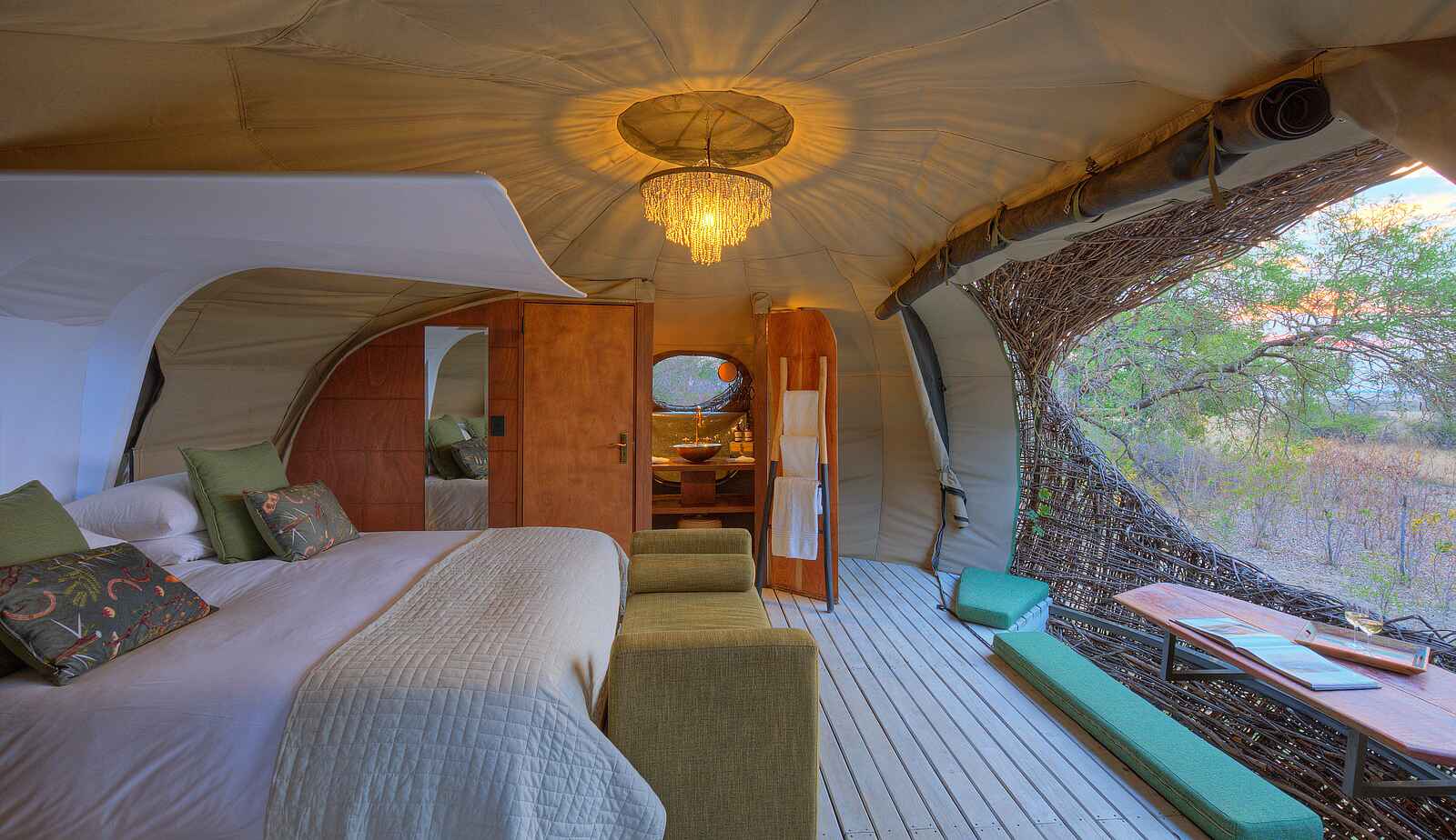 Chisa Busanga Camp: Gemütliches Doppelzimmer Chisa Busanga Camp: Gemütliches Doppelzimmer