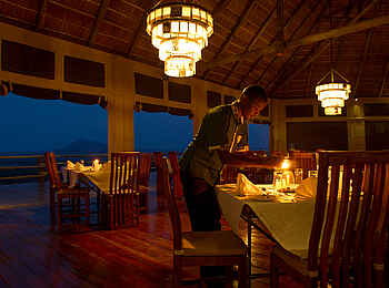 Kubu Kubu Tented Camp: Speisesaal Kubu Kubu Tented Camp: Speisesaal