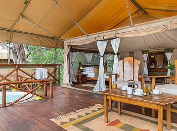 Elephant Bedroom Camp: Gästezelt mit Plunge Pool Elephant Bedroom Camp: Gästezelt mit Plunge Pool