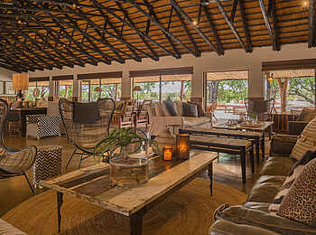 MalaMala Camp: Innenansicht der Lounge MalaMala Camp: Innenansicht der Lounge