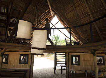 Greystoke Mahale: im Haupthaus Greystoke Mahale: im Haupthaus