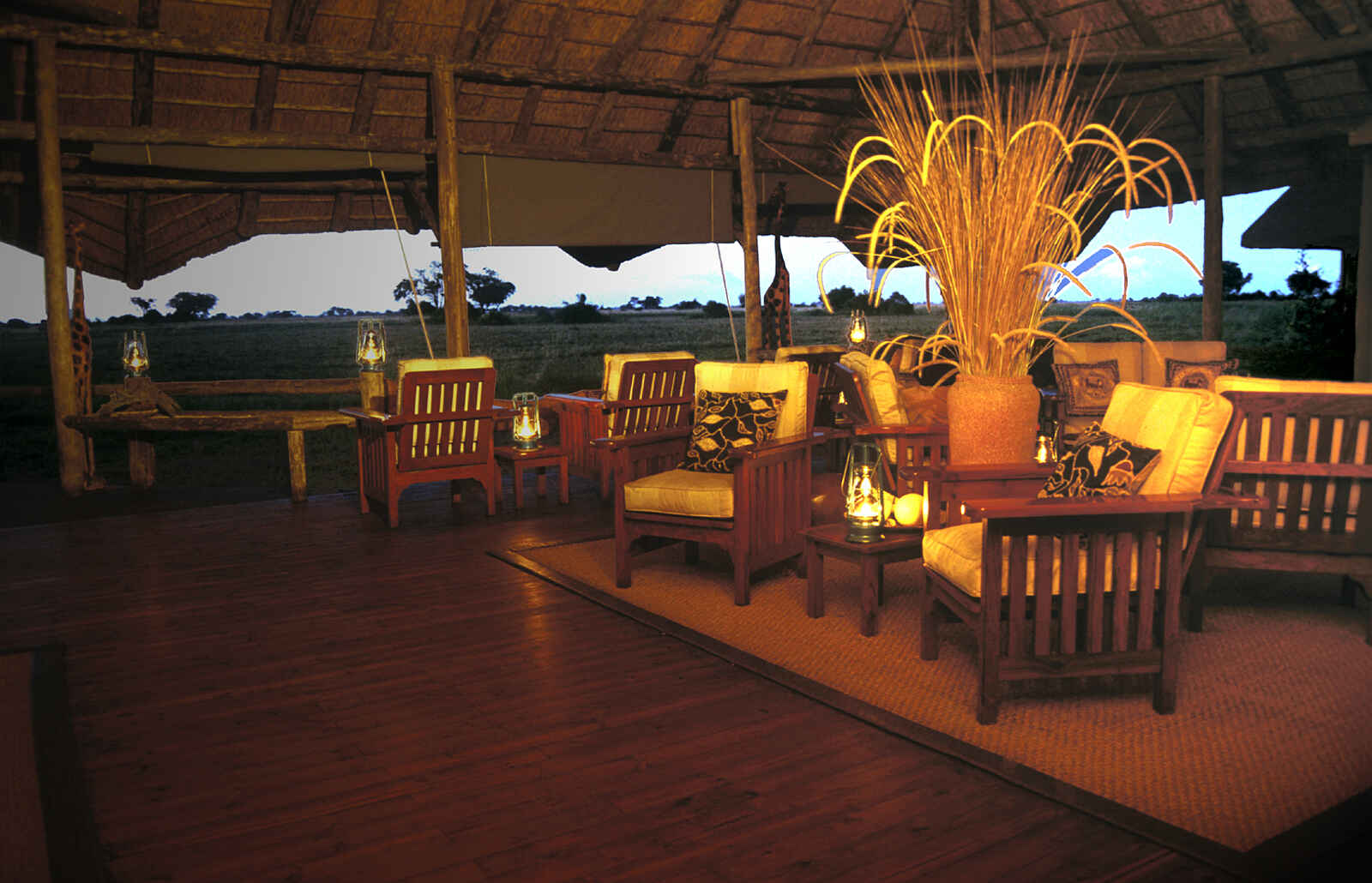 Lebala Camp: Lounge Lebala Camp: Lounge