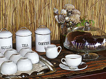 Konkamoya Lodge: Tee und Kaffee Konkamoya Lodge: Tee und Kaffee