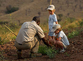 Kubu Kubu Tented Camp: Naturbeobachtung mit Kindern Kubu Kubu Tented Camp: Naturbeobachtung mit Kindern