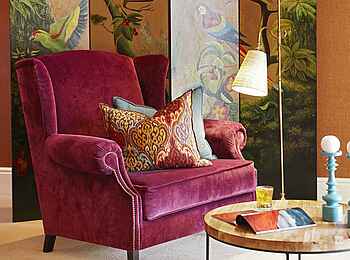 La Cle des Montagnes: Ohrensessel in der Villa Le Colonial La Cle des Montagnes: Ohrensessel in der Villa Le Colonial