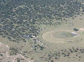 Camp Hwange: Das Camp aus der Luft Camp Hwange: Das Camp aus der Luft