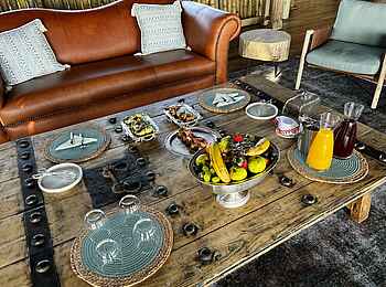 Sitatunga Private Island Camp: Frühstück Sitatunga Private Island Camp: Frühstück