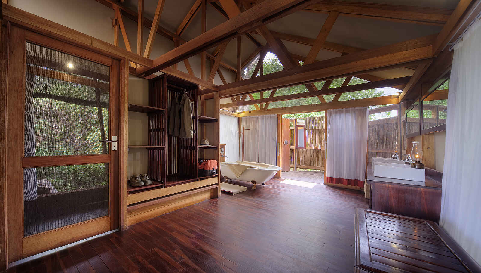 Lebala Camp: Gästebad Lebala Camp: Gästebad