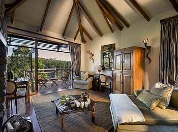 Tsala Treetop Lodge: Blick nach draußen Tsala Treetop Lodge: Blick nach draußen