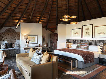 MalaMala Camp: Schickes Design im Gästechalet MalaMala Camp: Schickes Design im Gästechalet