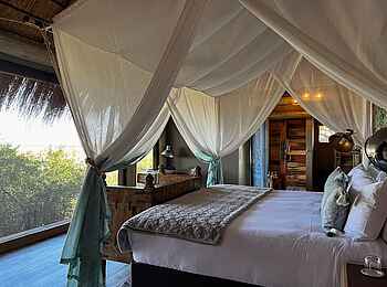 Sitatunga Private Island Camp: Blick nach draußen Sitatunga Private Island Camp: Blick nach draußen