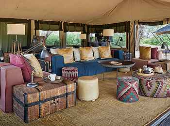 Legendary Nyasi Tented Camp: Gemütliche Lounge Legendary Nyasi Tented Camp: Gemütliche Lounge