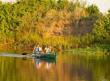 Muzimu Lodge: Kanu Ausflug Muzimu Lodge: Kanu Ausflug