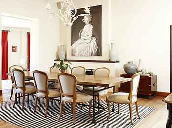 La Cle des Montagnes: Esszimmer in der Villa Le Manoir La Cle des Montagnes: Esszimmer in der Villa Le Manoir