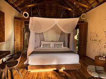 Zuri Zanzibar: Schlafzimmer des Bungalows Zuri Zanzibar: Schlafzimmer des Bungalows