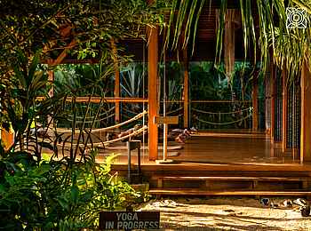 Zuri Zanzibar: Eingang zum Yogakurs Zuri Zanzibar: Eingang zum Yogakurs