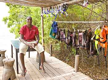 Mumbo Island Camp: Tauchstation Mumbo Island Camp: Tauchstation