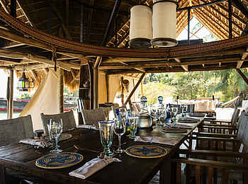 Greystoke Mahale Lodge: Lunch Greystoke Mahale Lodge: Lunch