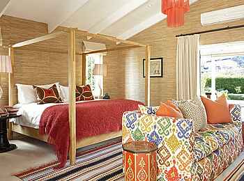 La Cle des Montagnes: Schlafzimmer mit Couch der Villa Le Colonial La Cle des Montagnes: Schlafzimmer mit Couch der Villa Le Colonial