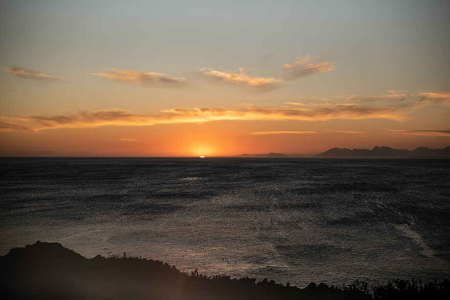 Whalesong Lodge: Sonnenuntergang am Meer Whalesong Lodge: Sonnenuntergang am Meer