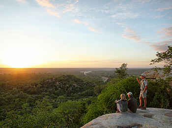 MalaMala Main Camp: Blick auf den Sonnenaufgang MalaMala Main Camp: Blick auf den Sonnenaufgang