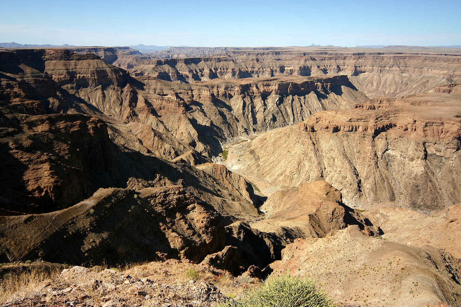 Canyon Lodge: Ausblick über den gigantischen Fish River Canyon Canyon Lodge: Ausblick über den gigantischen Fish River Canyon