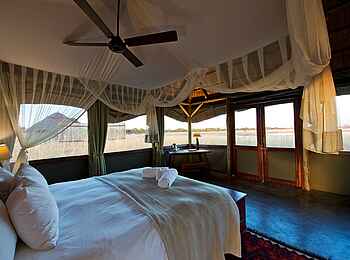 Camp Hwange: Schlafbereich Camp Hwange: Schlafbereich