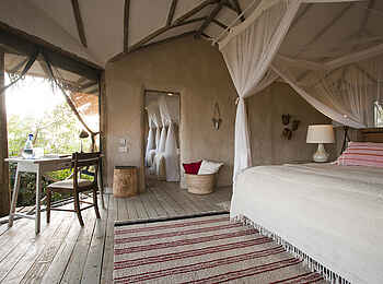 Lamai Serengeti: Gästechalet-Interieur Lamai Serengeti: Gästechalet-Interieur
