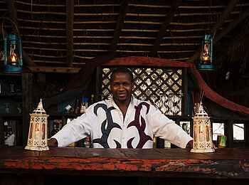 Greystoke Mahale Lodge: Die Bar Greystoke Mahale Lodge: Die Bar