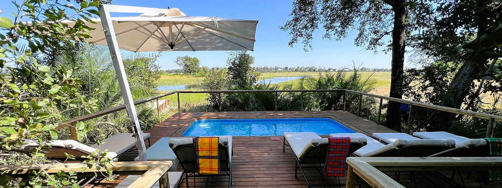 Kala Camp: Terrasse mit Pool Kala Camp: Terrasse mit Pool