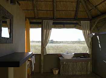 Camp Hwange: Bad en suite Camp Hwange: Bad en suite